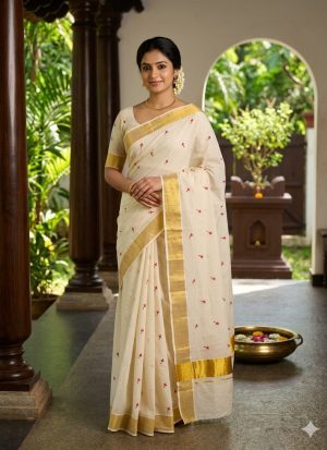 Thechipoo Kerala  set-saree